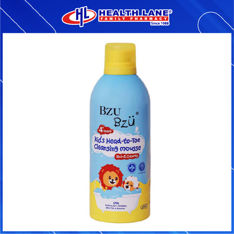BZU BZUKANAK-KANAKS HEAD TO TOE CLEANSING MOUSSE 350ML